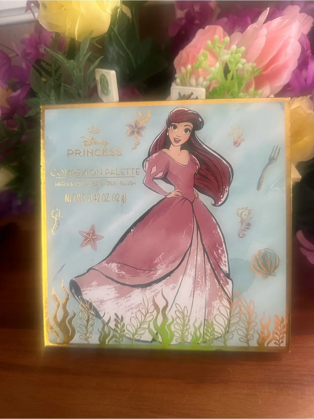 Disney Princess ARIEL Complexion Palette - Bronzer/Highlighter/Blush - 6 Shades